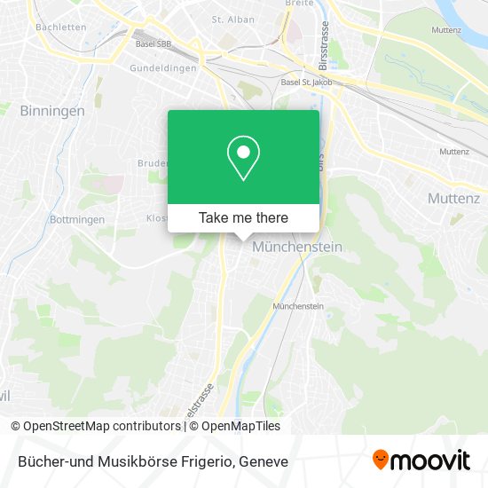 Bücher-und Musikbörse Frigerio map