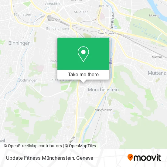 Update Fitness Münchenstein map