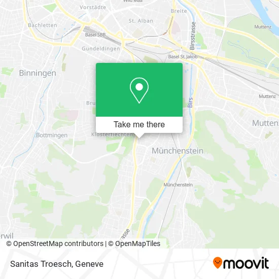 Sanitas Troesch map