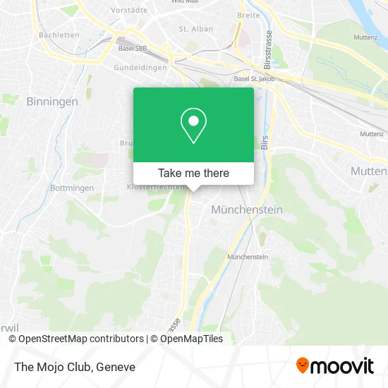 The Mojo Club map