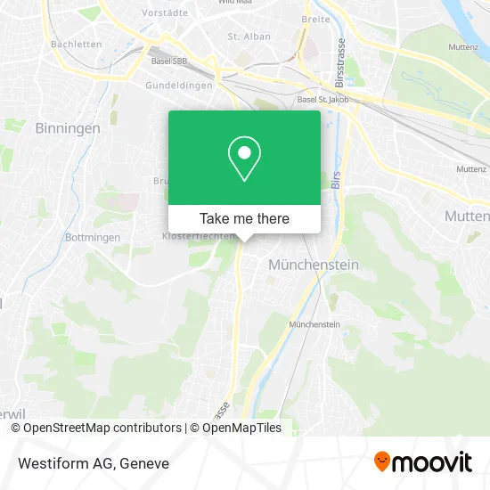 Westiform AG map