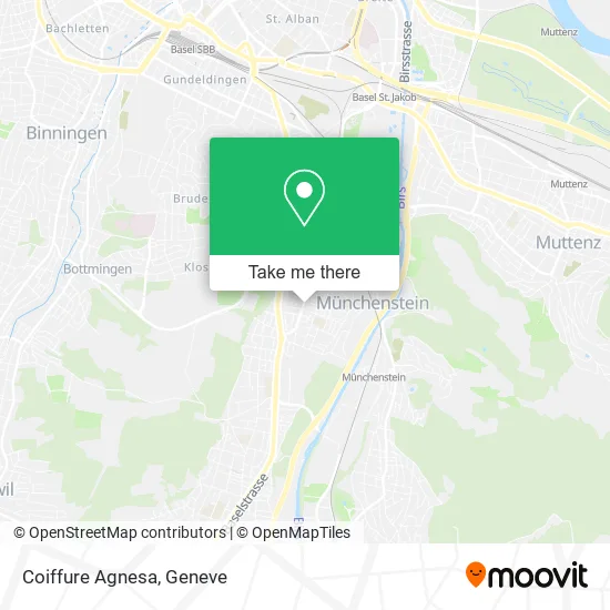 Coiffure Agnesa map