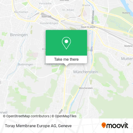 Toray Membrane Europe AG map