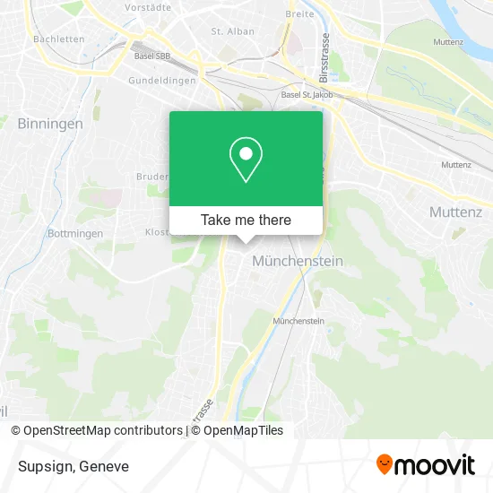 Supsign map