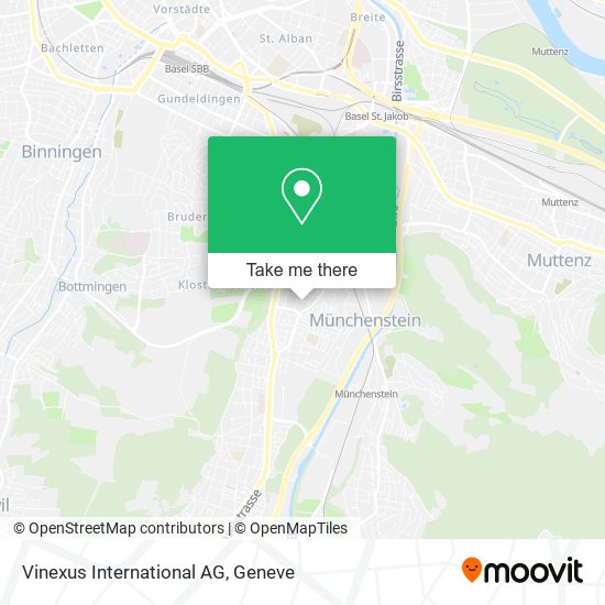 Vinexus International AG map