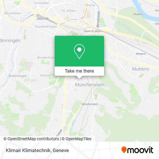 Klimair Klimatechnik map