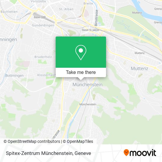 Spitex-Zentrum Münchenstein map