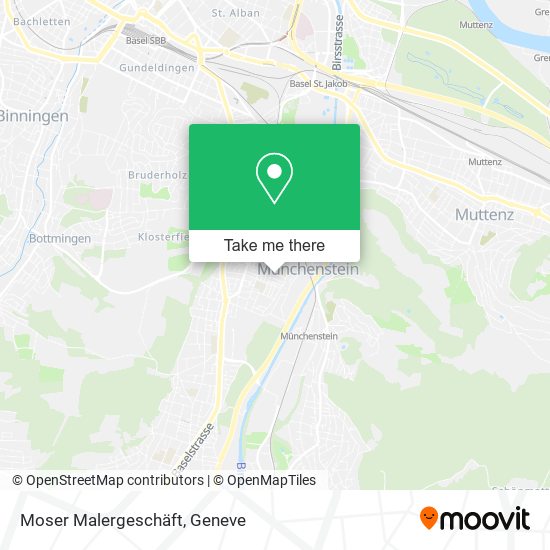 Moser Malergeschäft map