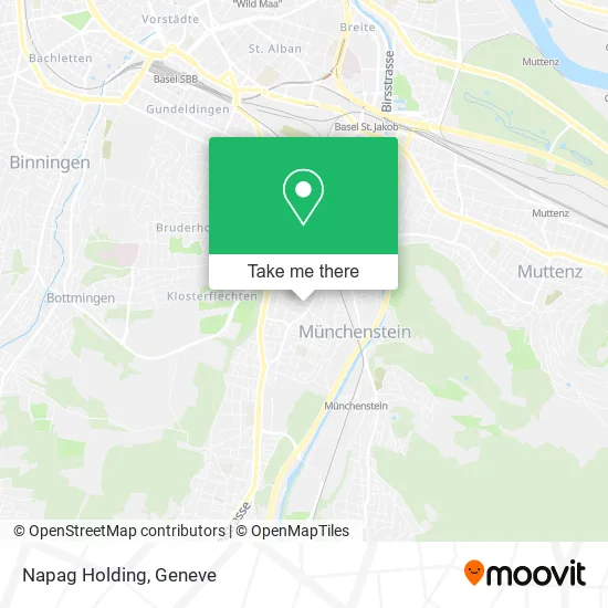 Napag Holding map