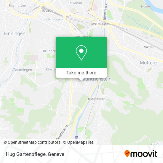 Hug Gartenpflege map