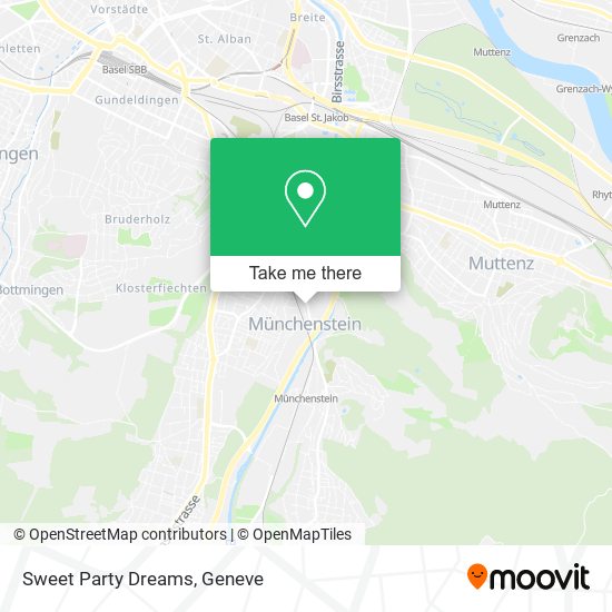 Sweet Party Dreams map