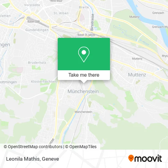 Leonila Mathis map