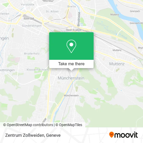 Zentrum Zollweiden map