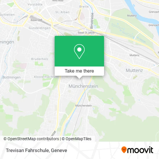 Trevisan Fahrschule map