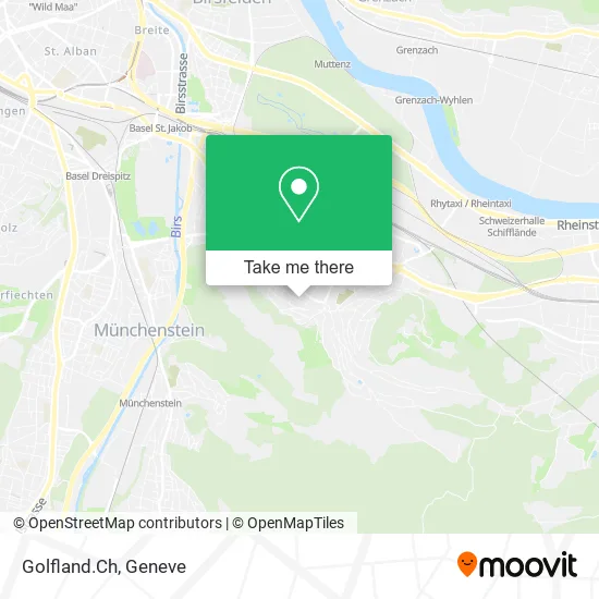 Golfland.Ch map