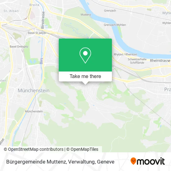 Bürgergemeinde Muttenz, Verwaltung map