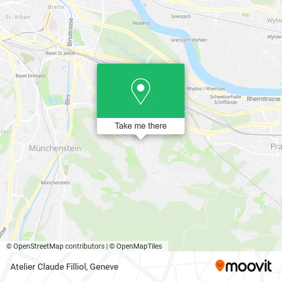 Atelier Claude Filliol map