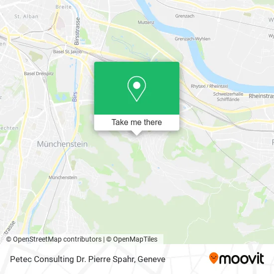 Petec Consulting Dr. Pierre Spahr map