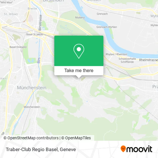 Traber-Club Regio Basel map