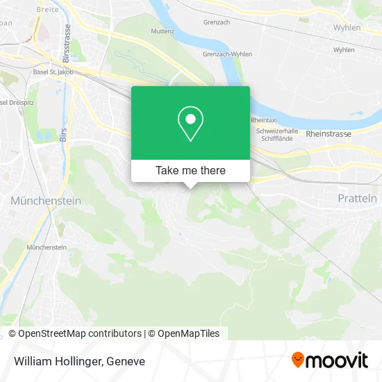 William Hollinger map