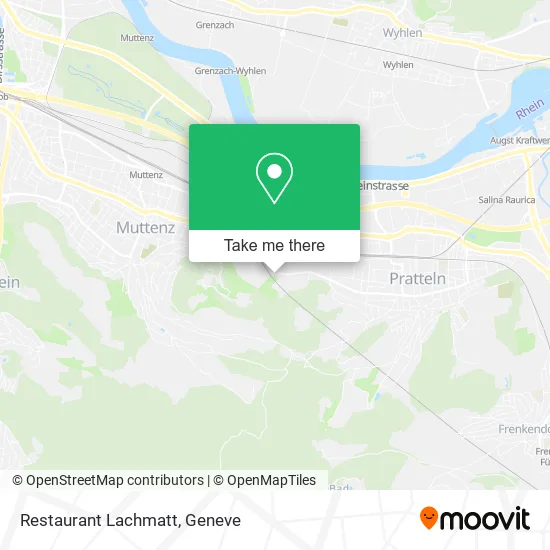 Restaurant Lachmatt map
