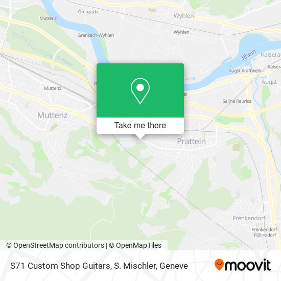 S71 Custom Shop Guitars, S. Mischler map
