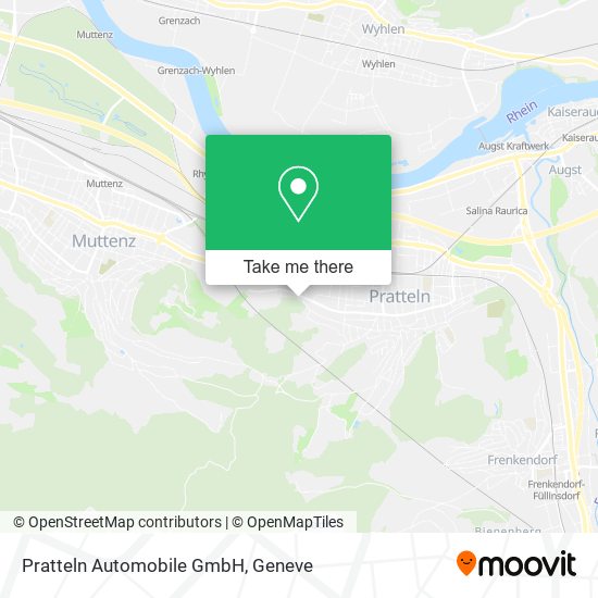 Pratteln Automobile GmbH map