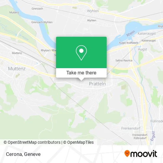 Cerona map
