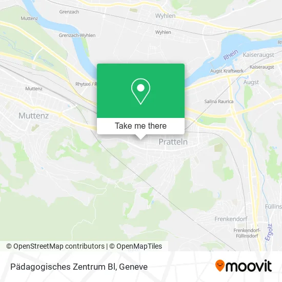 Pädagogisches Zentrum Bl map