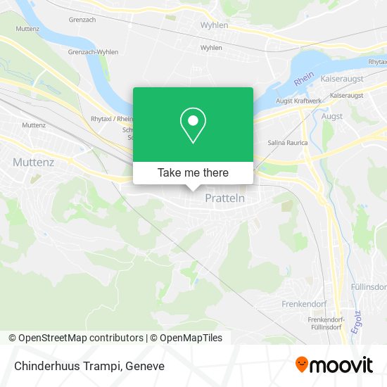 Chinderhuus Trampi map