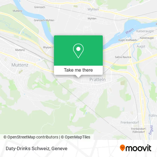Daty-Drinks Schweiz map