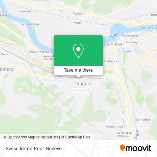 Swiss Immo Pool map