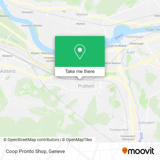 Coop Pronto Shop map
