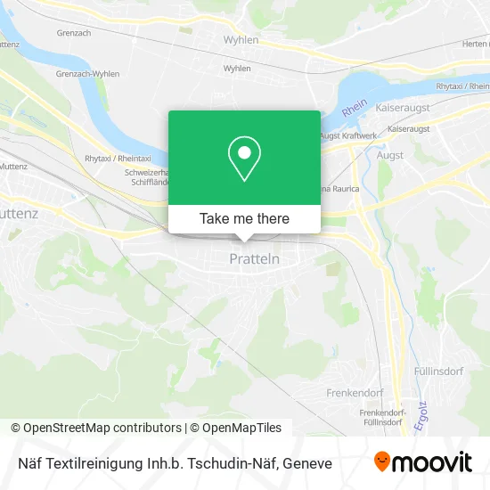 Näf Textilreinigung Inh.b. Tschudin-Näf map