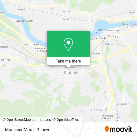Monsieur Mode map