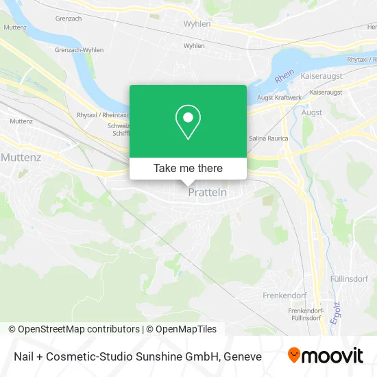 Nail + Cosmetic-Studio Sunshine GmbH map
