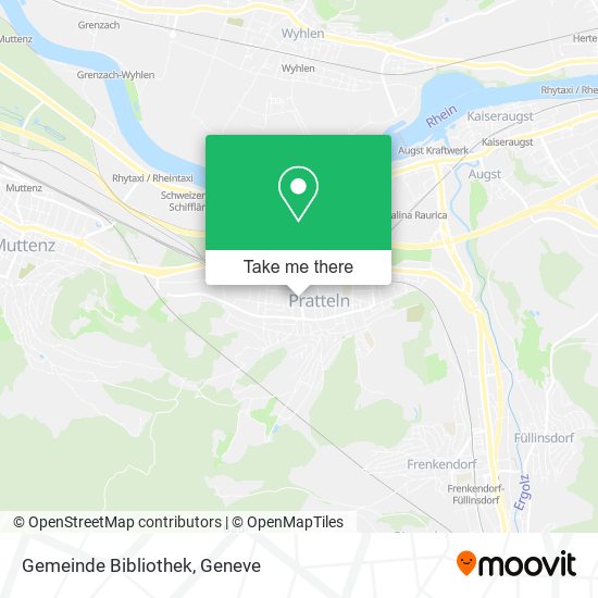 Gemeinde Bibliothek map