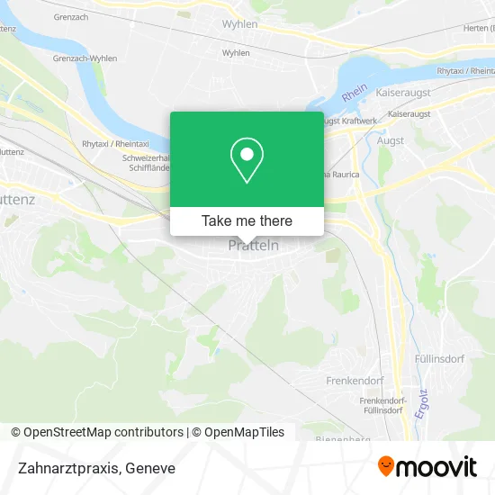 Zahnarztpraxis map