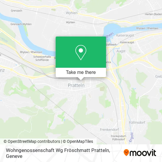 Wohngenossenschaft Wg Fröschmatt Pratteln map