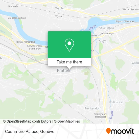 Cashmere Palace map