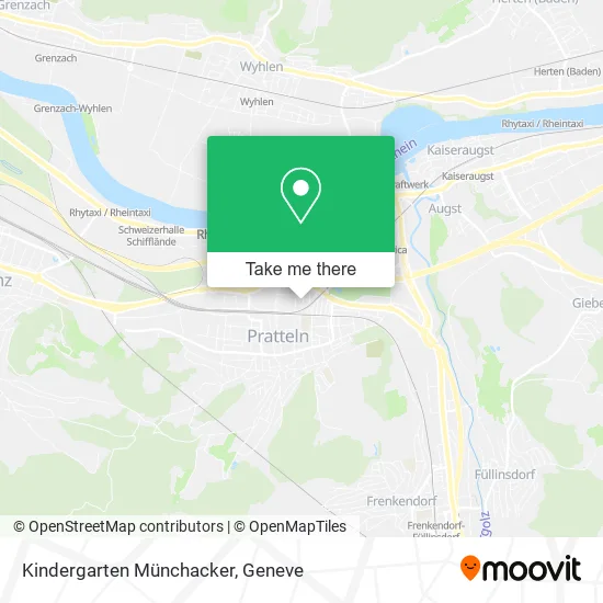 Kindergarten Münchacker map