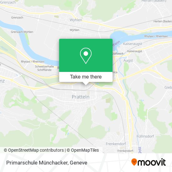 Primarschule Münchacker map