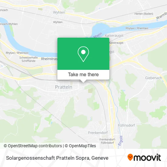 Solargenossenschaft Pratteln Sopra map