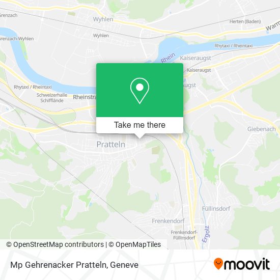 Mp Gehrenacker Pratteln map