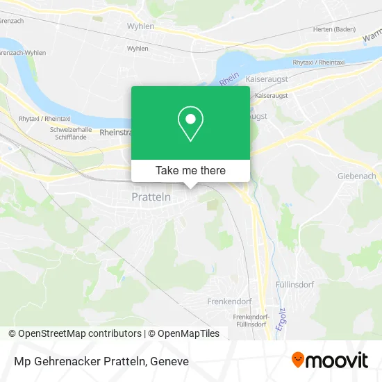 Mp Gehrenacker Pratteln map