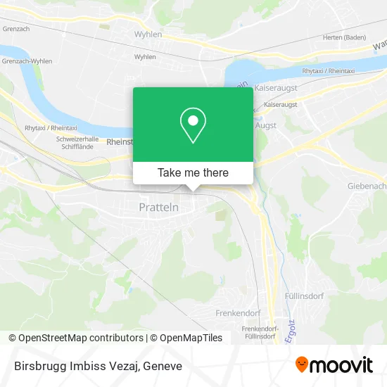 Birsbrugg Imbiss Vezaj map