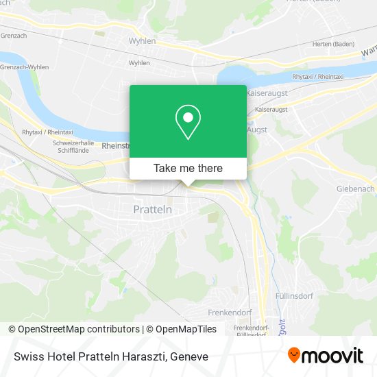 Swiss Hotel Pratteln Haraszti map