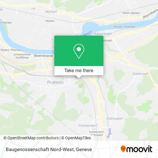 Baugenossenschaft Nord-West map