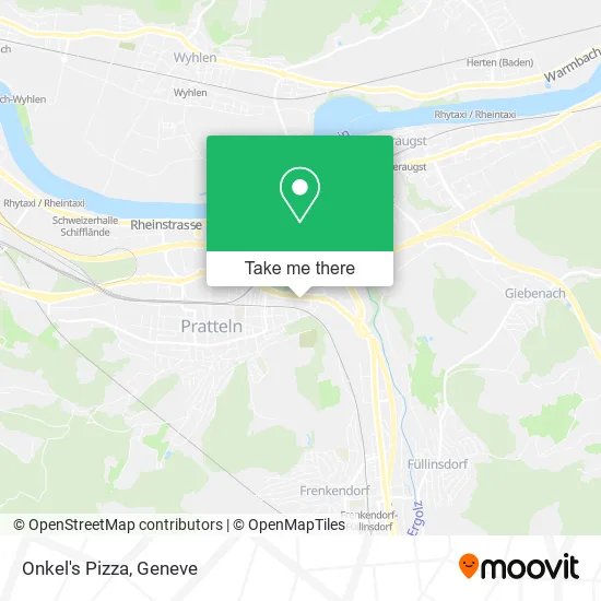 Onkel's Pizza map