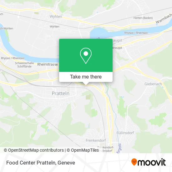 Food Center Pratteln map